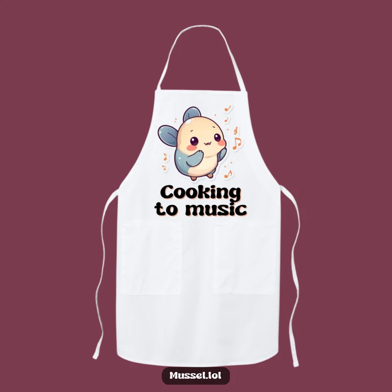 Funny Musical Mussel Apron: Cook to Your Own Beat