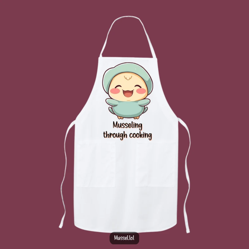 Funny Laughing Mussel Apron: Cook with Joy and Laughter