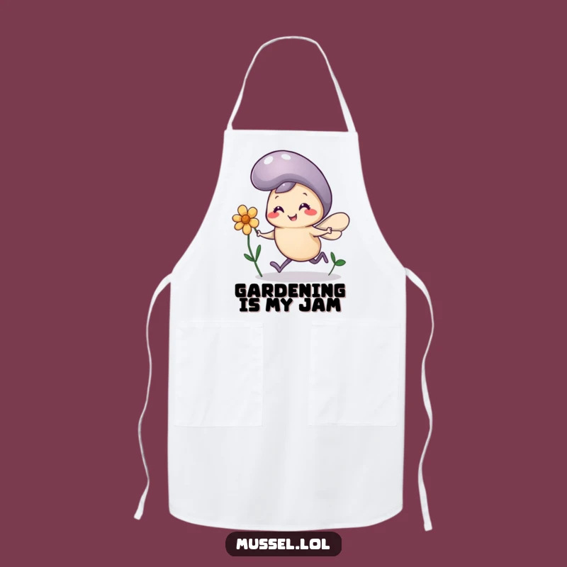 Funny Mussel Flower Apron: Tiny Legs Happy Kitchen Wear