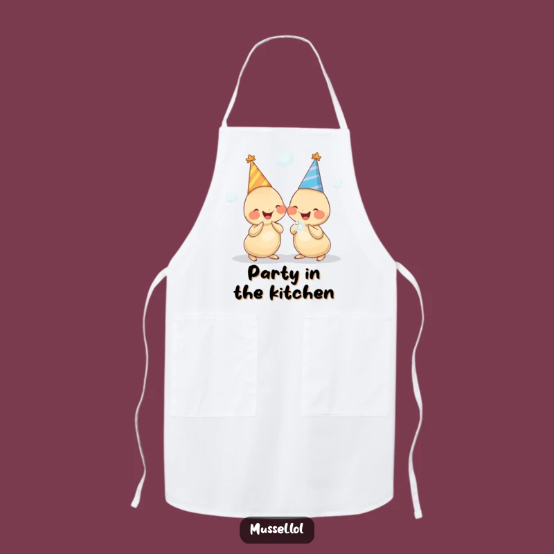 Funny Mussel Party Chef Apron - Cook Up Some Fun!
