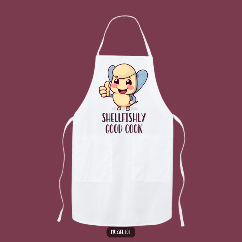Funny Mussel Thumbs Up Apron: Chef's Hilarious Kitchen Companion Gift