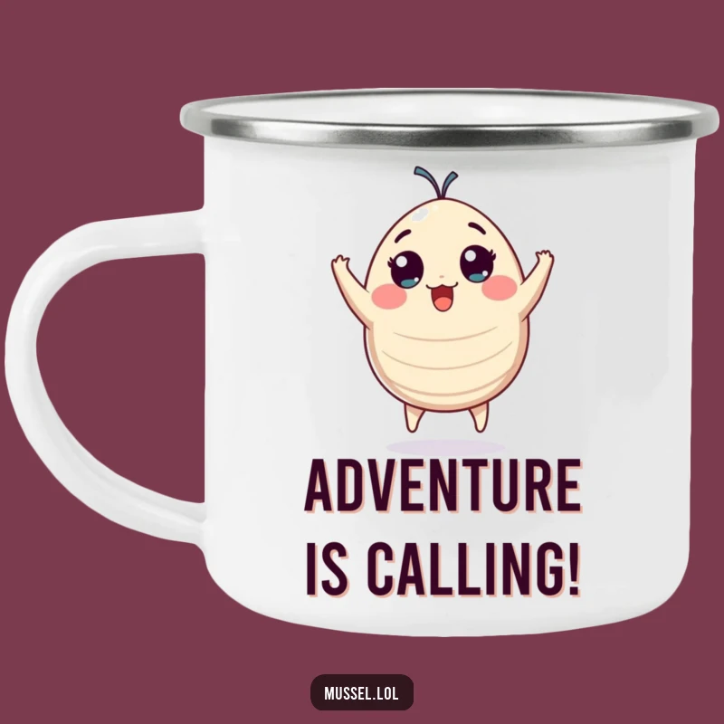 Funny Plump Mussel Adventure Mug: Your Cheerful Companion for Outdoor Fun Gift