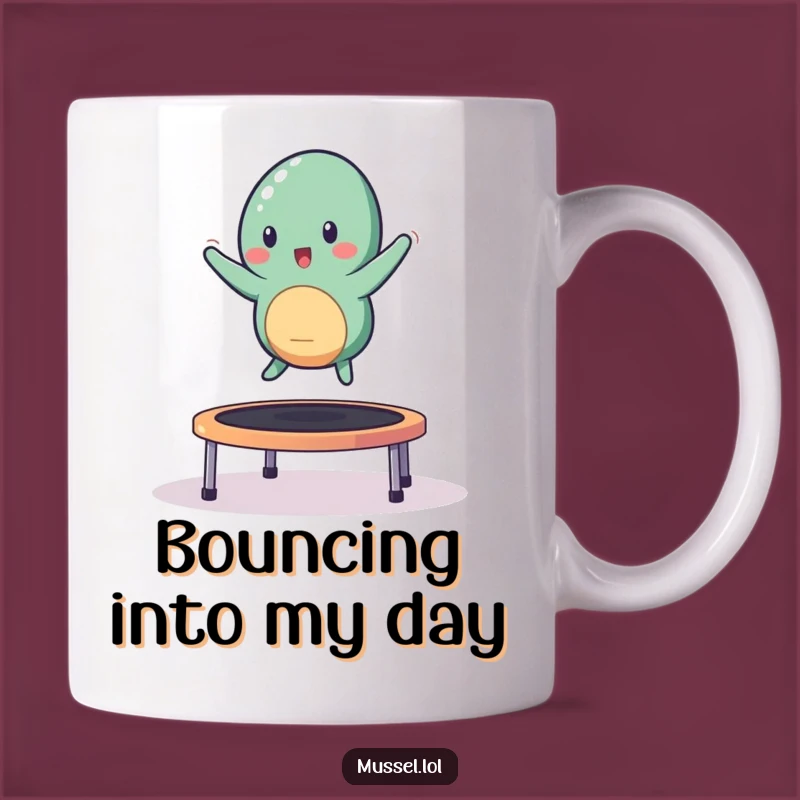 Funny Bouncing Mussel Mug: High-Energy Fun for Your Morning Brew