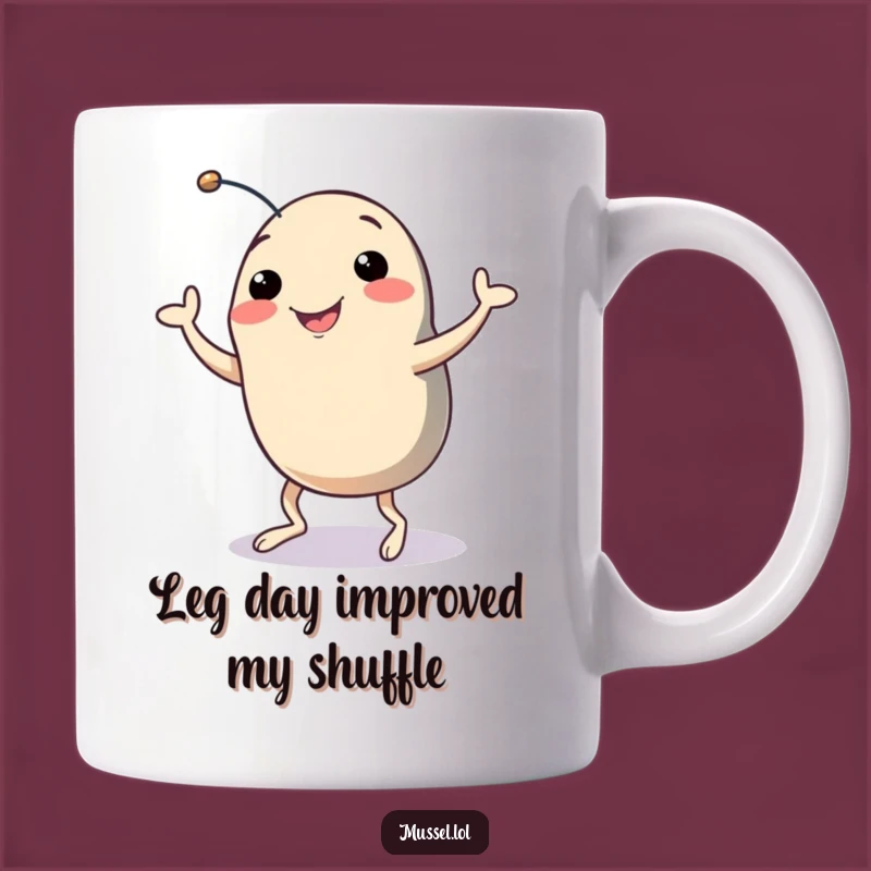 Funny Dancing Mussel Mug - Hilarious Gift for Seafood Lovers and Dance Enthusiasts