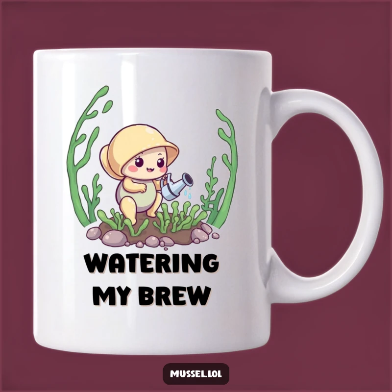 Funny Mussel Kelp Garden Mug: A Humorous Gardener's Delight Gift