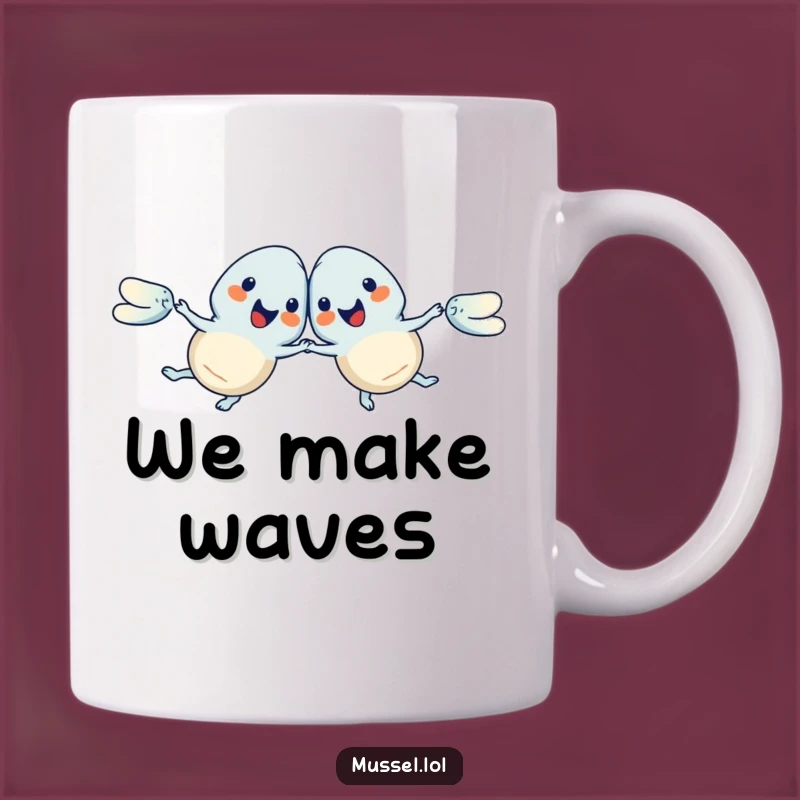 Funny Synchronized Swim Mussels Mug: Hilarious Aquatic Duo Gift!