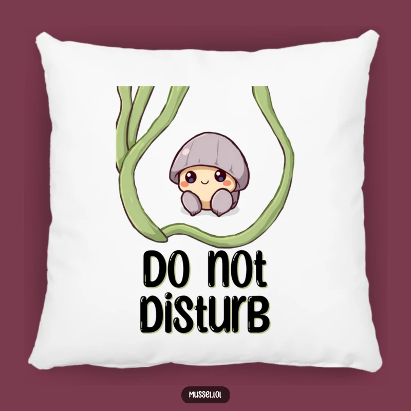 Funny Shy Mussel Pillow: Cuddle Up with Gentle Sea Comfort!