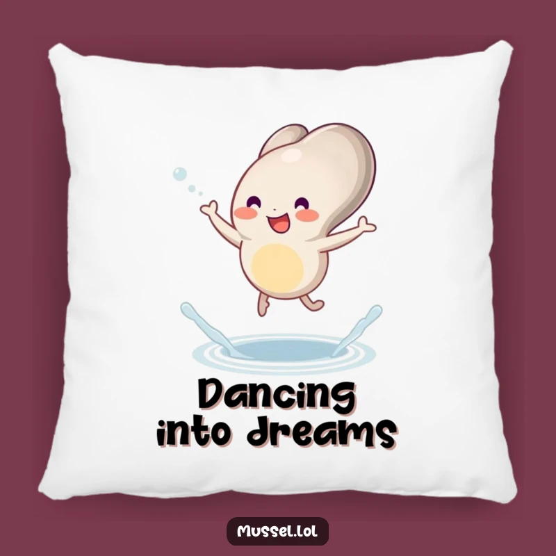 Funny Dancing Mussel Pillow: Cozy Comfort & Playful Vibes Gift