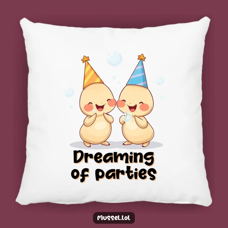 Funny Giggling Mussel Pillow - Cozy Comfort & Party Fun!