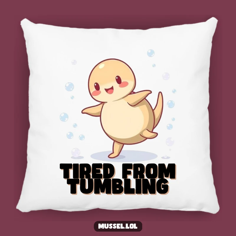 Funny Mussel Cartwheel Pillow: Cuddle Up with This Hilarious Aquatic Comfort Gift