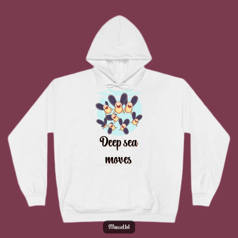 Funny Mussels Synchronized Swimming Hoodie: Cozy Underwater Vibes, Ultimate Funny Gift!