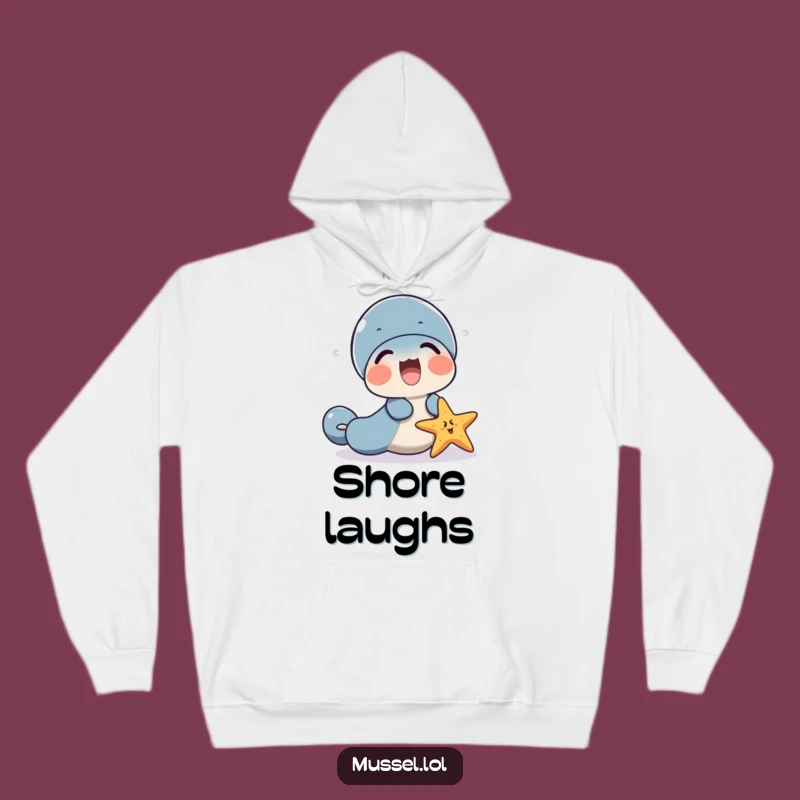 Funny Mussel Starfish Laugh Hoodie: Cozy Comfort for Heartfelt Giggles