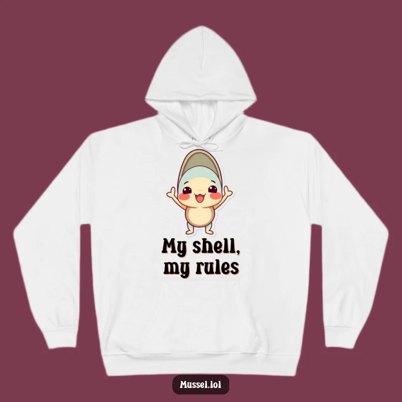 Funny Proud Mussel Hoodie: Cozy Confidence & Bold Style Gift