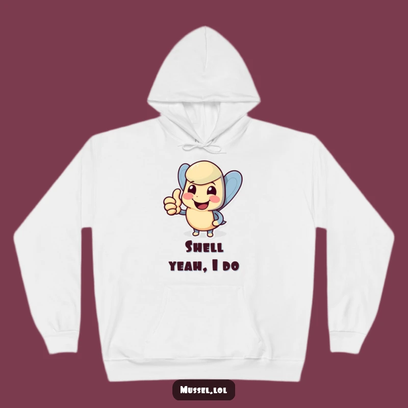 Funny Mussel Thumbs Up Hoodie: Cozy & Hilarious Shell Yeah Gift