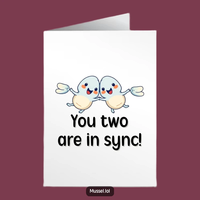 Amazing Sync! Free Printable Mussel Congrats Card - Downloadable Aquatic Achievement!