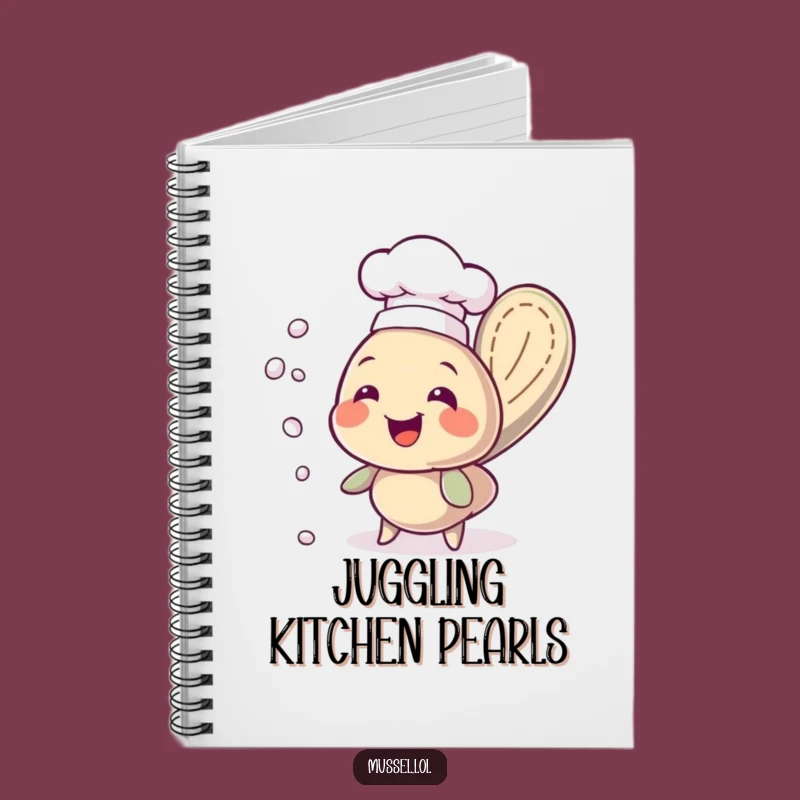Funny Chef Mussel Notebook: Jot Down Ideas with Culinary Humor