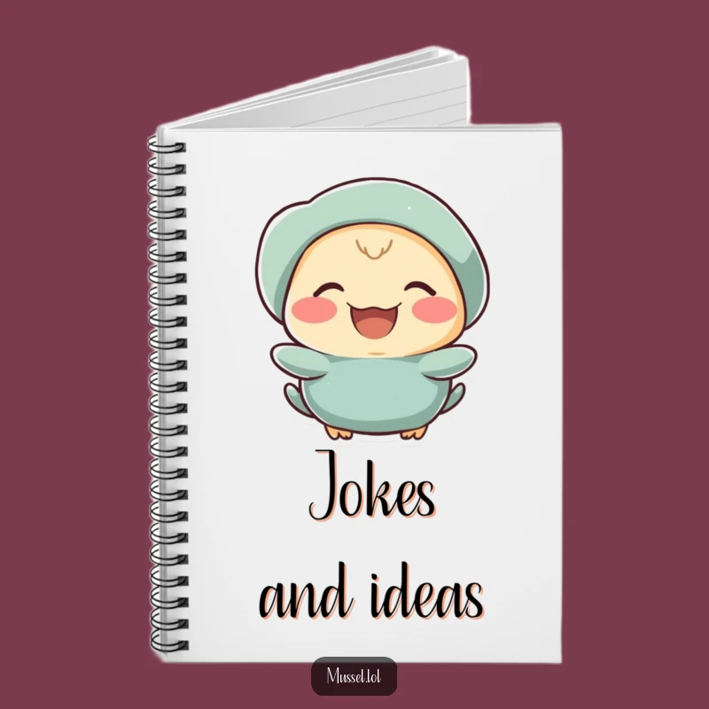Funny Laughing Mussel Notebook: Jot Down Your Joys Hilariously