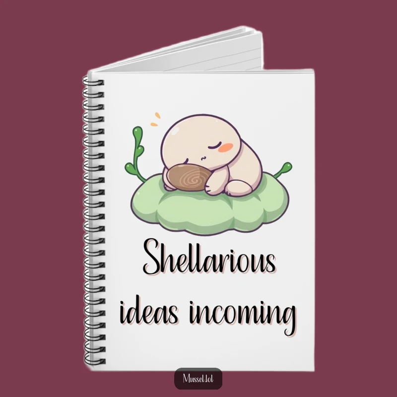 Funny Mussel Journal: Peaceful Snoozing Character for Your Notes