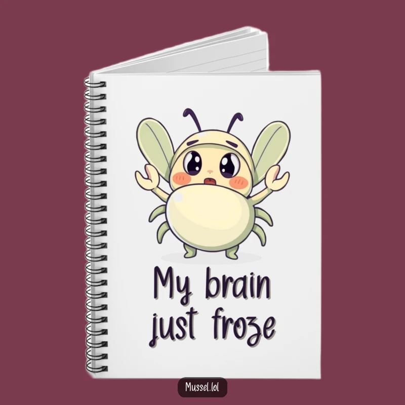 Funny Mussel Notebook: Surprised Crab Wave Journal