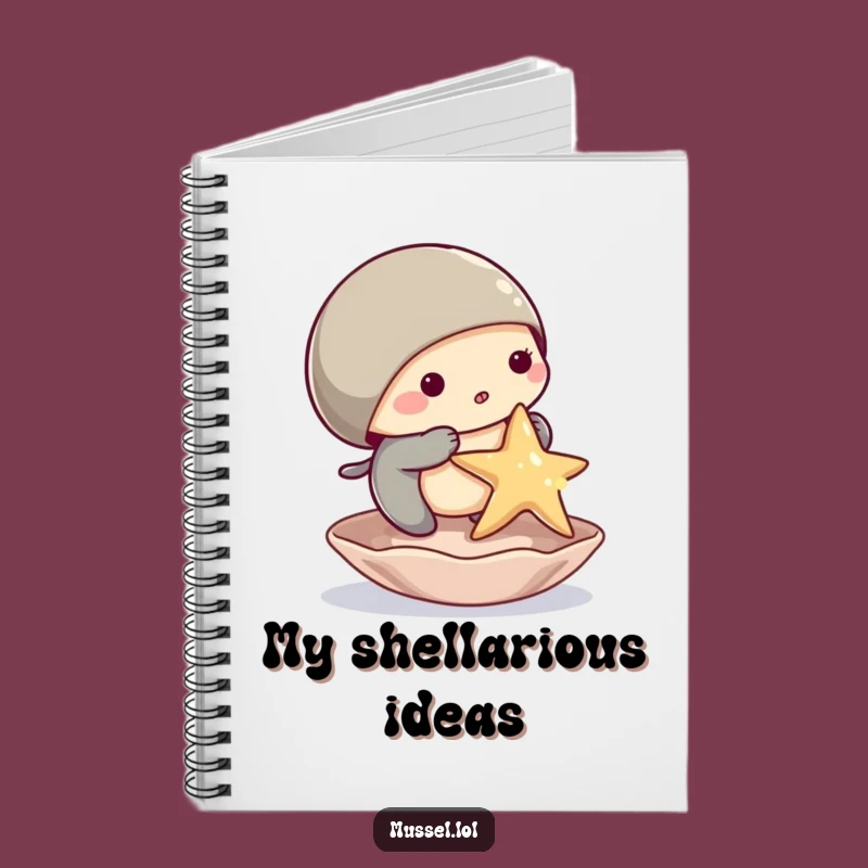 Funny Mussel Starfish Notebook: Hilarious Journal for Jotting Down Jokes