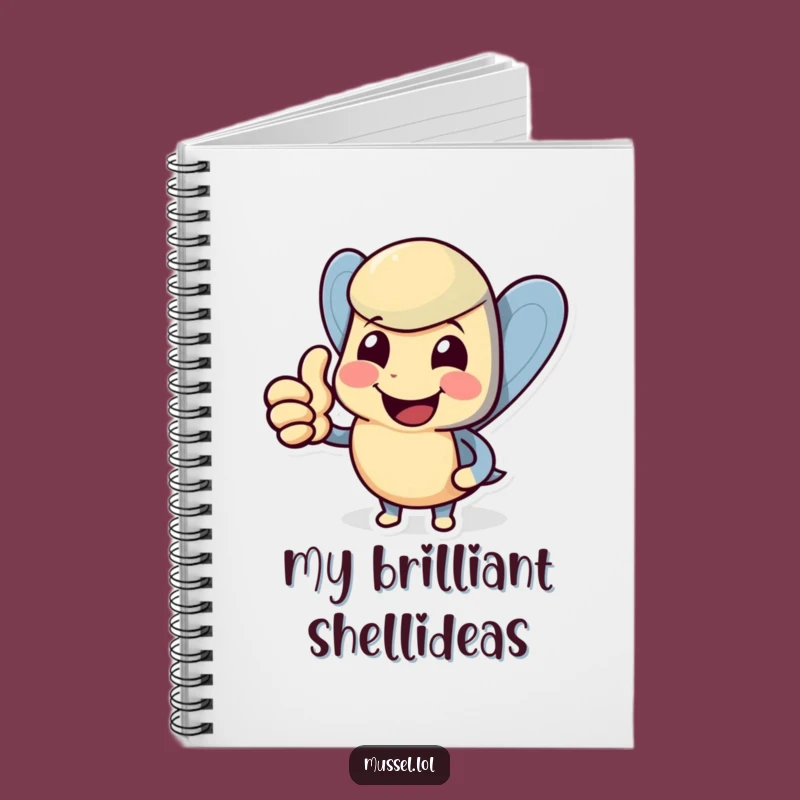 Funny Mussel Thumbs Up Notebook: Jot Down Laughs & Ideas Gift