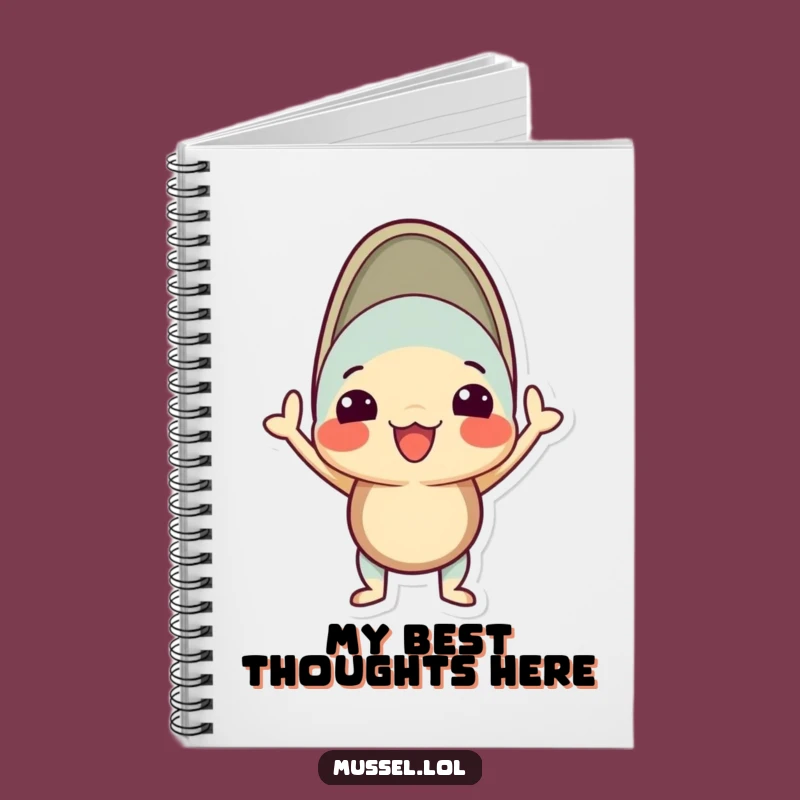 Funny Proud Mussel Notebook: Jot Down Bold Ideas Gift