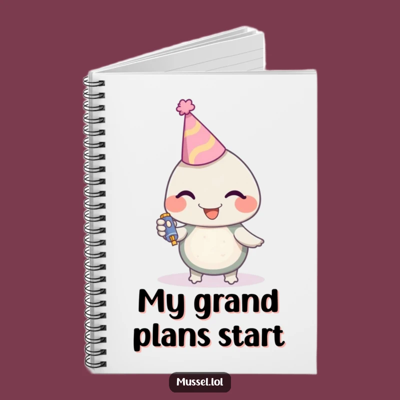 Funny Mussel Party Notebook: Hilarious Character Journal for Creative Ideas!