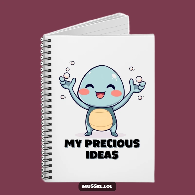 Funny Giggling Mussel Notebook: Jot Down Your Sparkling Ideas!