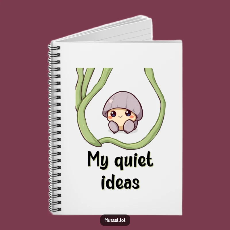 Funny Shy Mussel Notebook: Jot Down Your Quiet Thoughts!