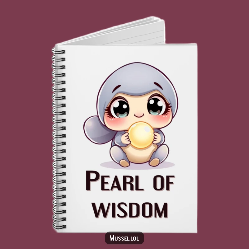 Funny Surprised Mussel Notebook: Record Your Finds with Pearl Discovery Inspiration Gift