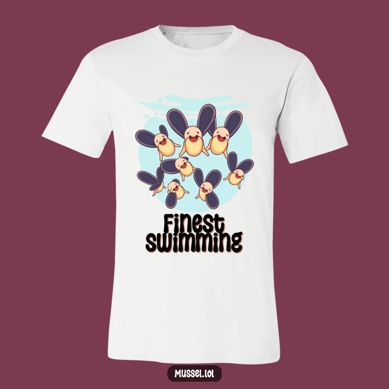 Funny Mussels Synchronized Swimming T-Shirt: Swim in Style, Awesome Funny Gift!