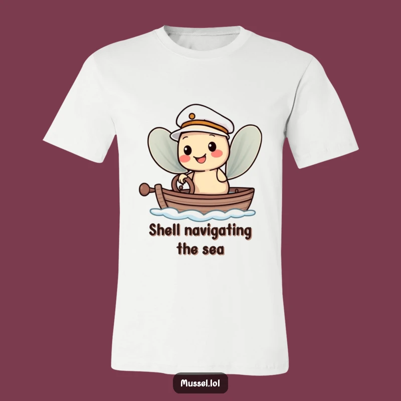 Funny Sailor Mussel T-Shirt: Adorable Nautical Humor for Ocean Lovers