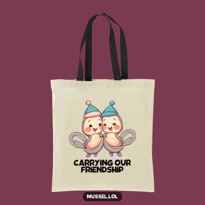 Funny Mussel Friends Tote Bag: Carry Your Laughs and Companionship