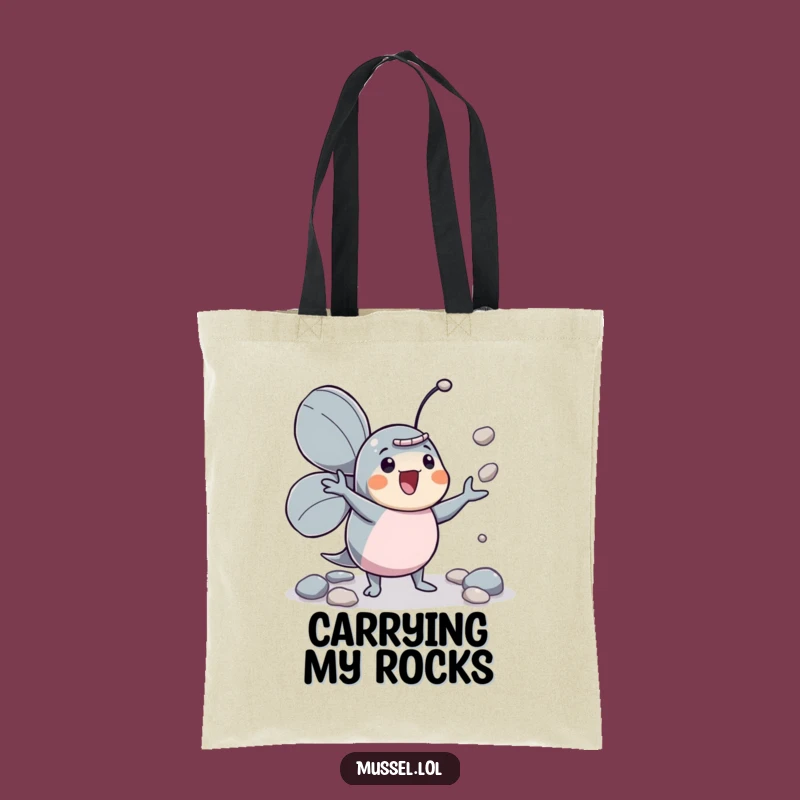 Funny Mussel Juggler Tote Bag: Carry Your Enthusiasm Everywhere