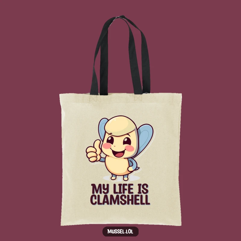 Funny Mussel Thumbs Up Tote Bag: Carry Your Laughs in Style Gift