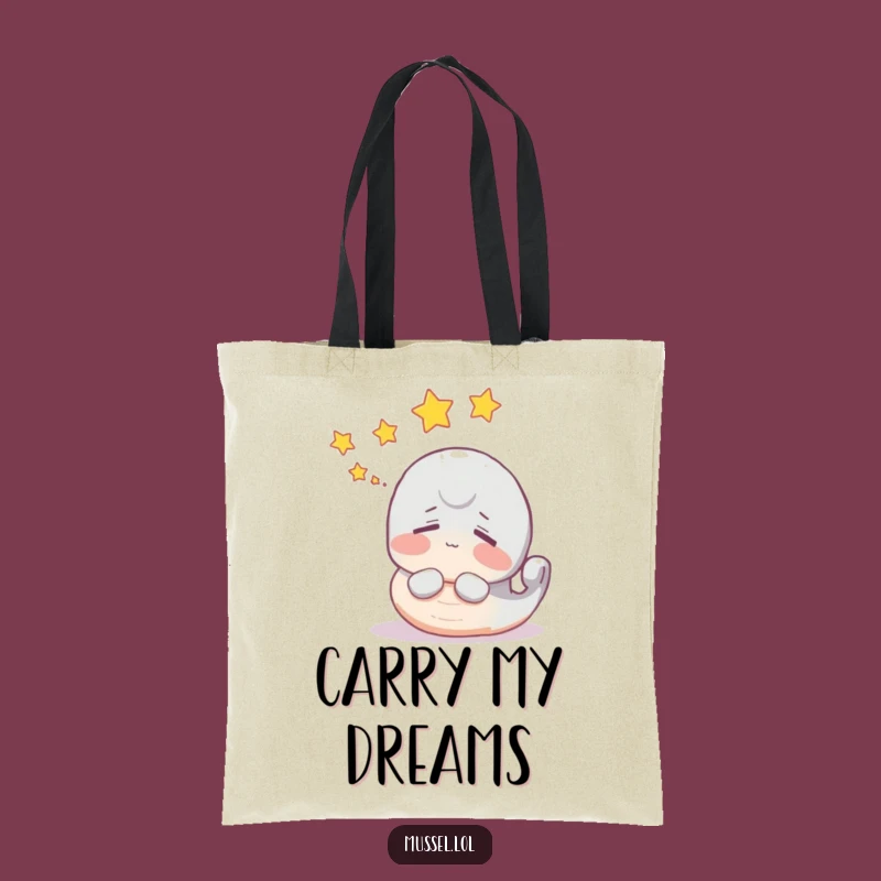 Funny Starry Dream Mussel Tote Bag - Whimsical & Funny Gift Accessory